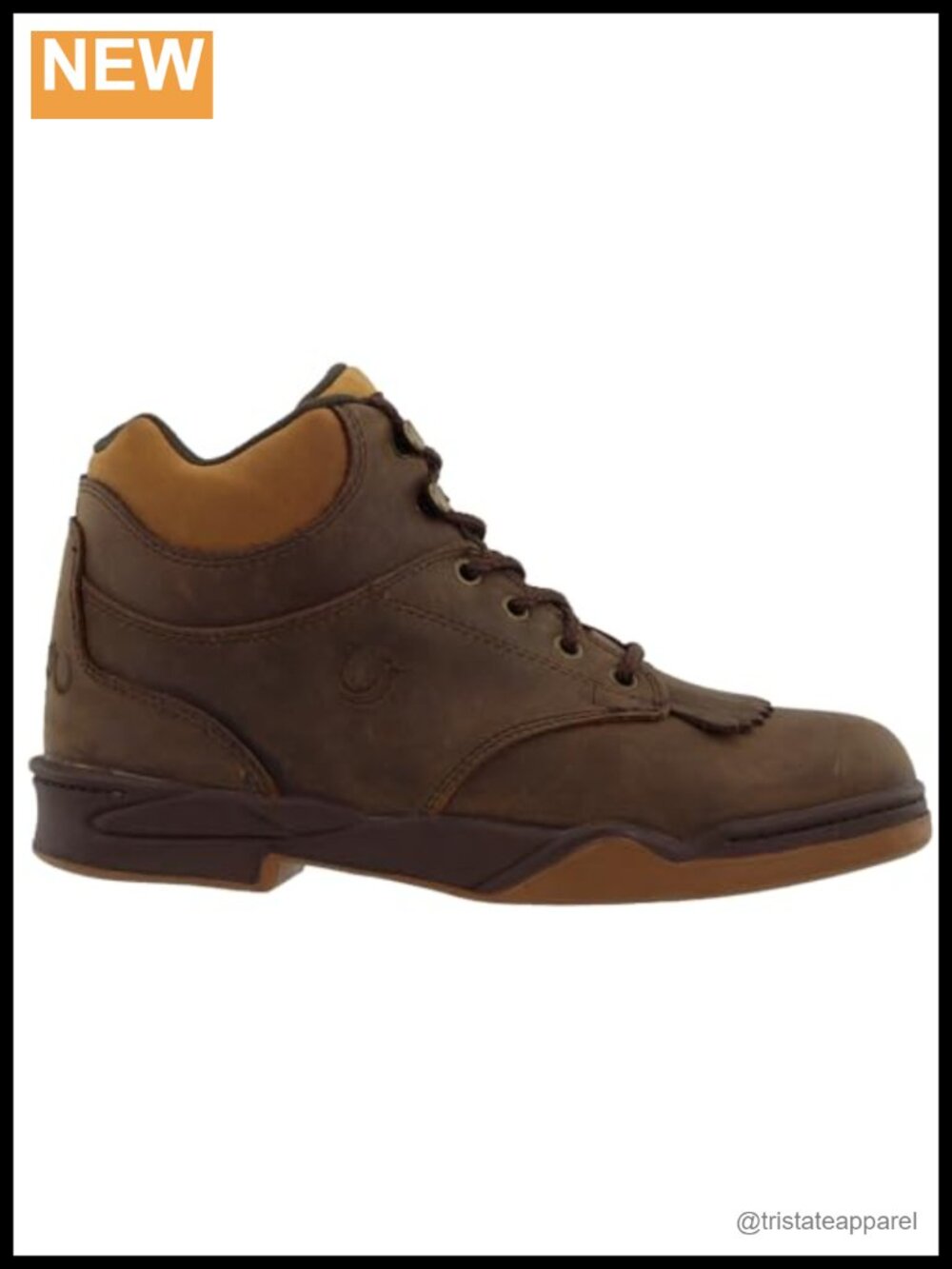 Women's Faux Leather Round Toe Lace-Up Ankle Boots Block Heel
